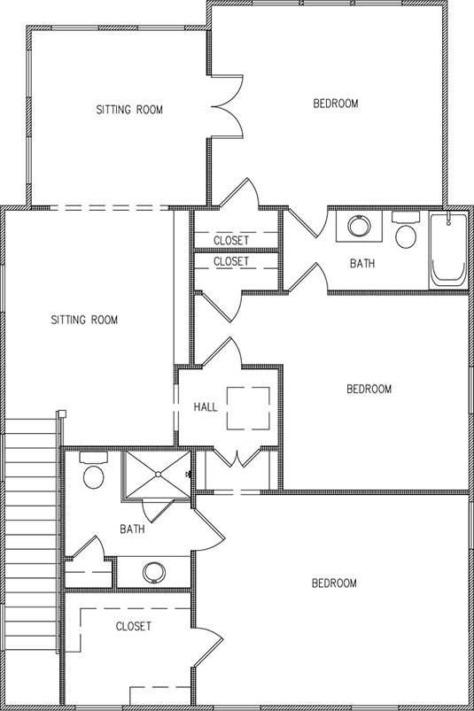 Aspen Plan a FrontDoor Communities Second Floor Plan near Charleston, SC